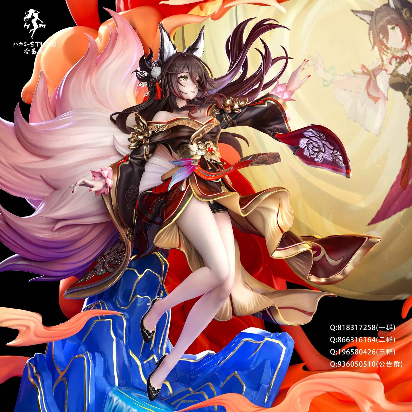 Honkai: Star Rail ~ Hakimi Studio ~ Tingyun Fugue Game & Story Version ~ Resin Statue - Santoryu Resins Collectors