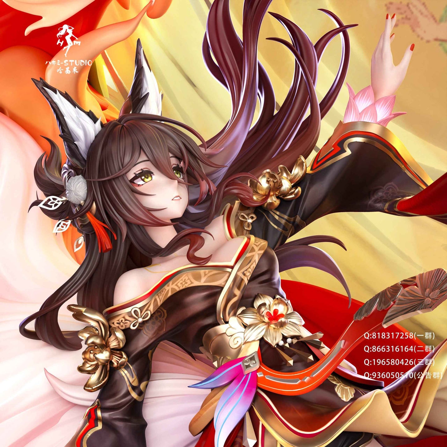 Honkai: Star Rail ~ Hakimi Studio ~ Tingyun Fugue Game & Story Version ~ Resin Statue - Santoryu Resins Collectors