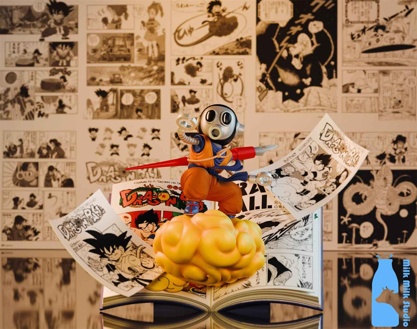 Dragon Ball ~ Milk Milk Studio ~ Fly to your dream Akira Toriyama! ~ Resin Statue - Santoryu Resins Collectors