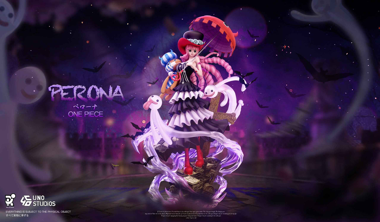 One Piece ~ UNO & DK Studio ~ Ghost Princess Perona ~ Resin Statue - Santoryu Resins Collectors