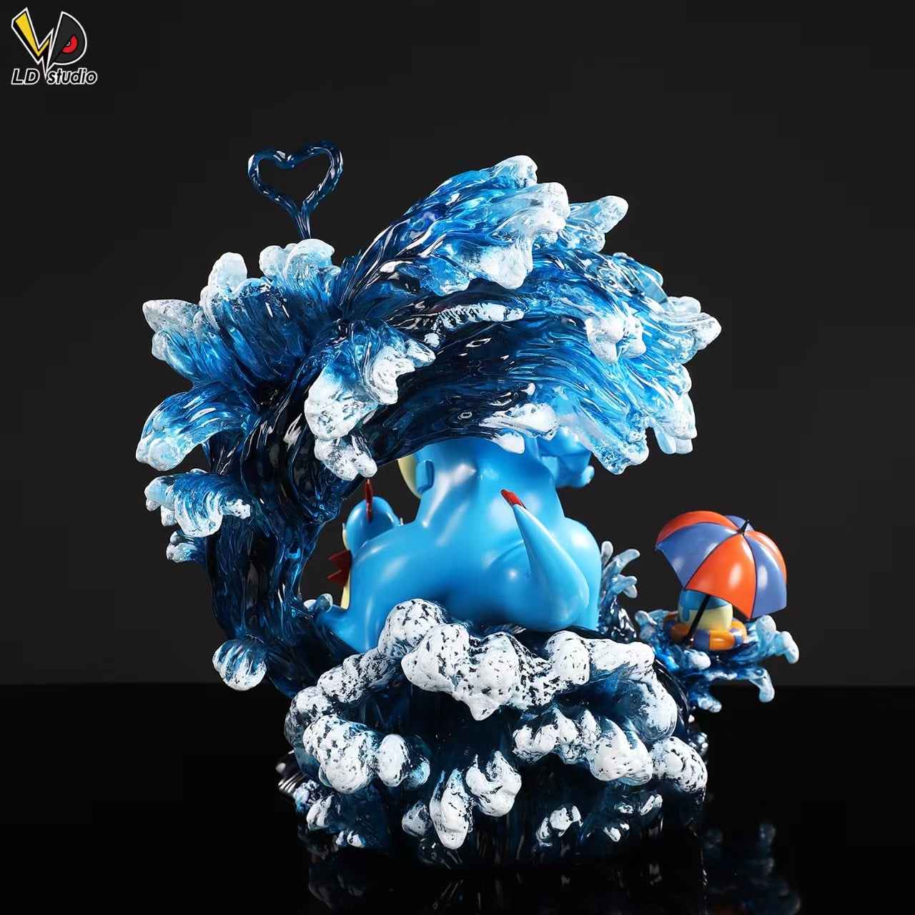 Pokémon ~ LD Studio ~ Feraligatr Evolution Group ~ Resin Statue - Santoryu Resins Collectors