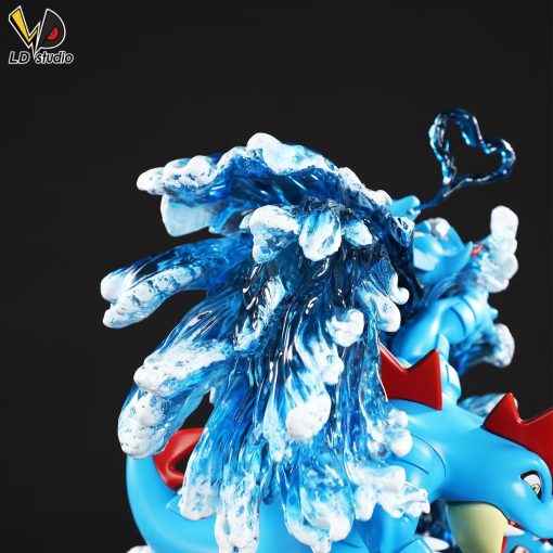 Pokémon ~ LD Studio ~ Feraligatr Evolution Group ~ Resin Statue - Santoryu Resins Collectors