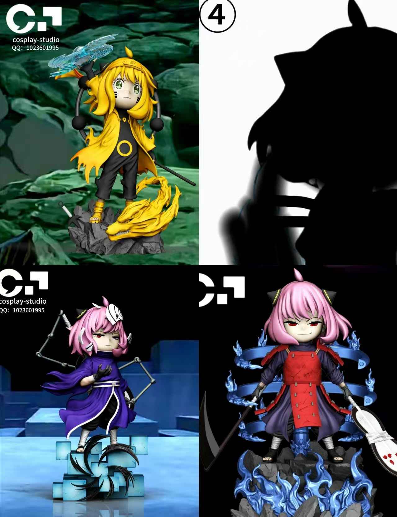 Spy x Family ~ Cosplay Studio ~ Anya Forger Cosplay Uchiha Madara ~ Resin Statue - Santoryu Resins Collectors