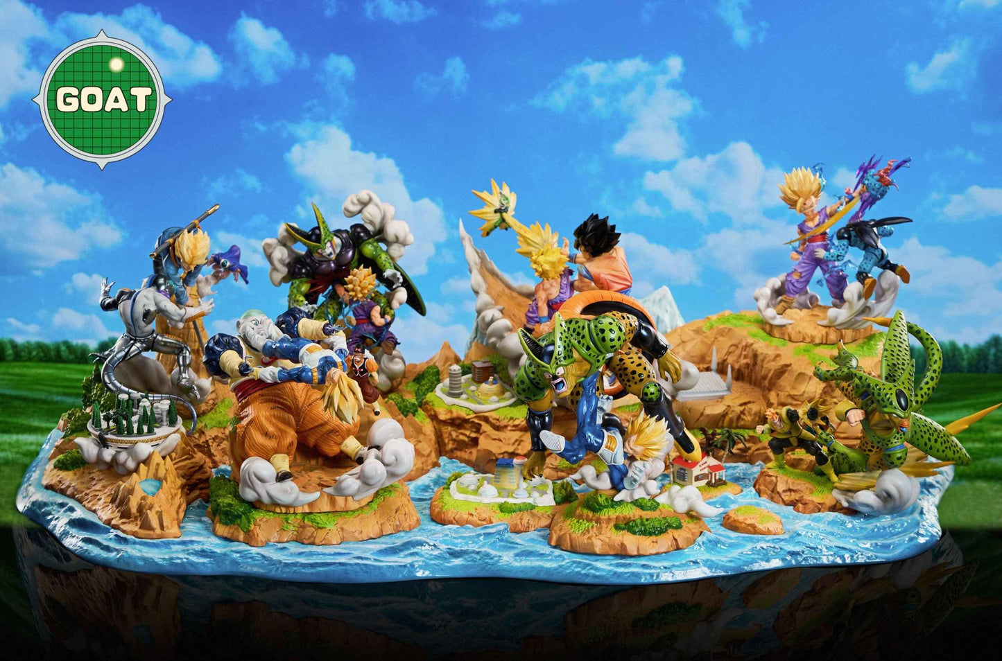 Dragon Ball GOAT Studio Cell Chapter Series Resin Statue - Santoryu Resins Collectors