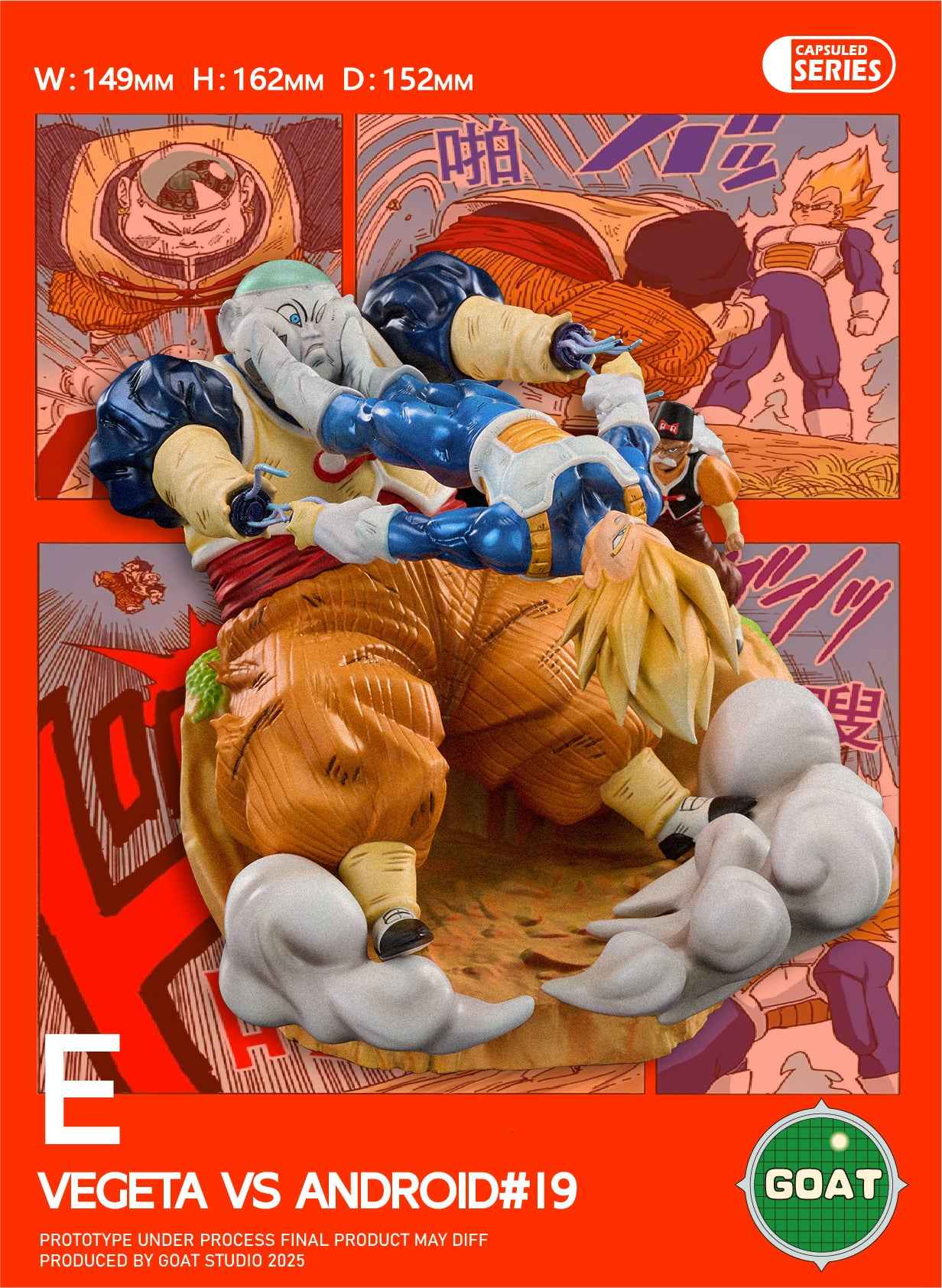Dragon Ball GOAT Studio Cell Chapter Series Resin Statue - Santoryu Resins Collectors