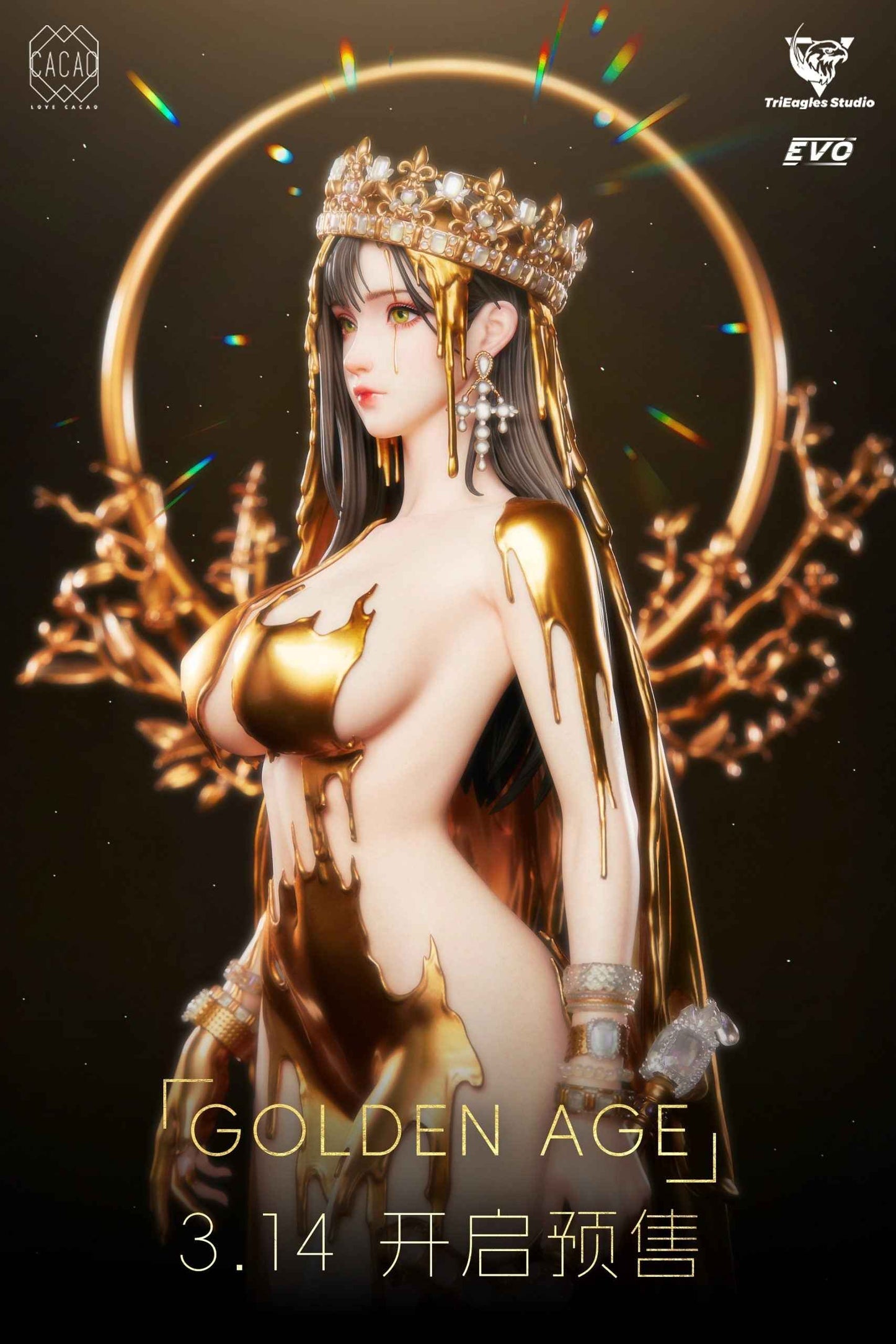 Original Design ~ TriEagles Studio ~ Golden Age ~ Licensed Resin Statue - Santoryu Resins Collectors