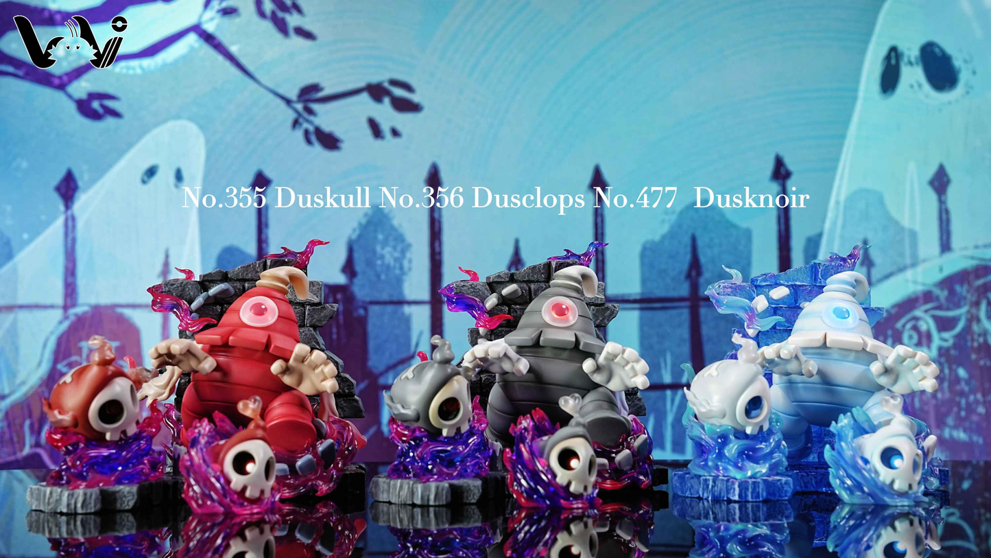 Pokémon ~ Wu Liao Zuo Fang Studio ~ Duskull & Dusclops Evolution Set ~ Resin Statue - Santoryu Resins Collectors