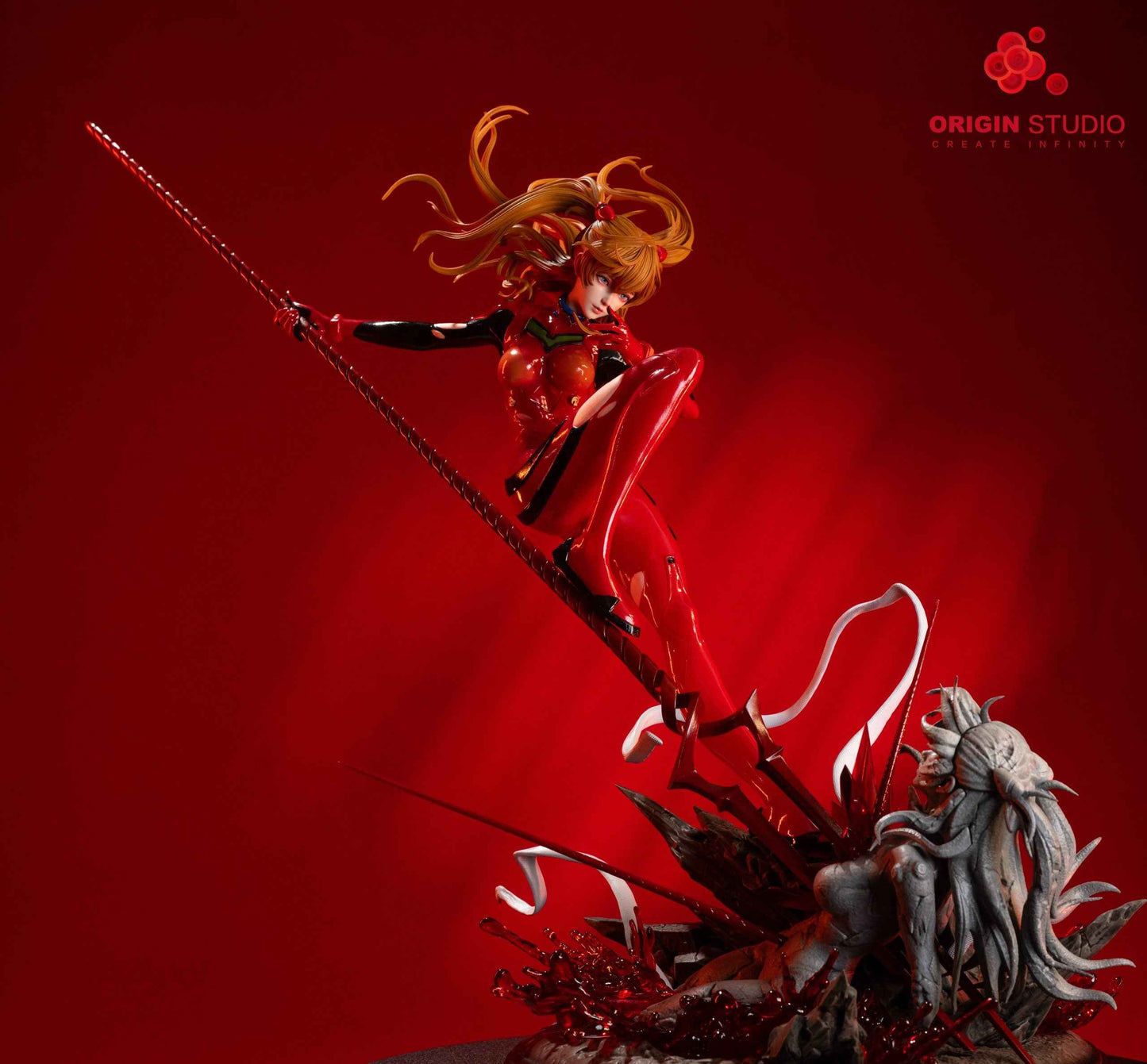 Neon Genesis Evangelion ~ Origin Studio ~ Soryu Asuka Langley ~ Resin Statue - Santoryu Resins Collectors