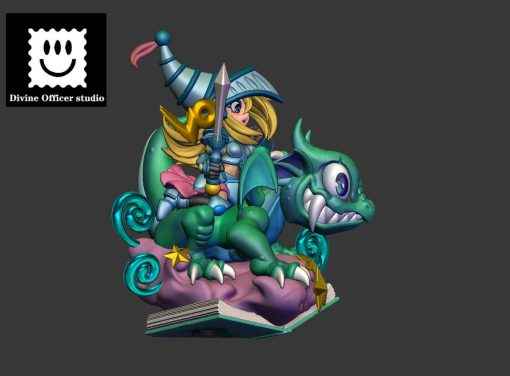 Yu-Gi-Oh! ~ Divine Officer Studio ~ Dark Magician & Dark Magician Girl ~ Resin Statue - Santoryu Resins Collectors