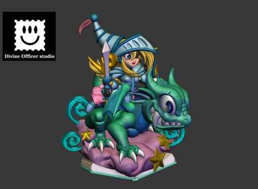 Yu-Gi-Oh! ~ Divine Officer Studio ~ Dark Magician & Dark Magician Girl ~ Resin Statue - Santoryu Resins Collectors