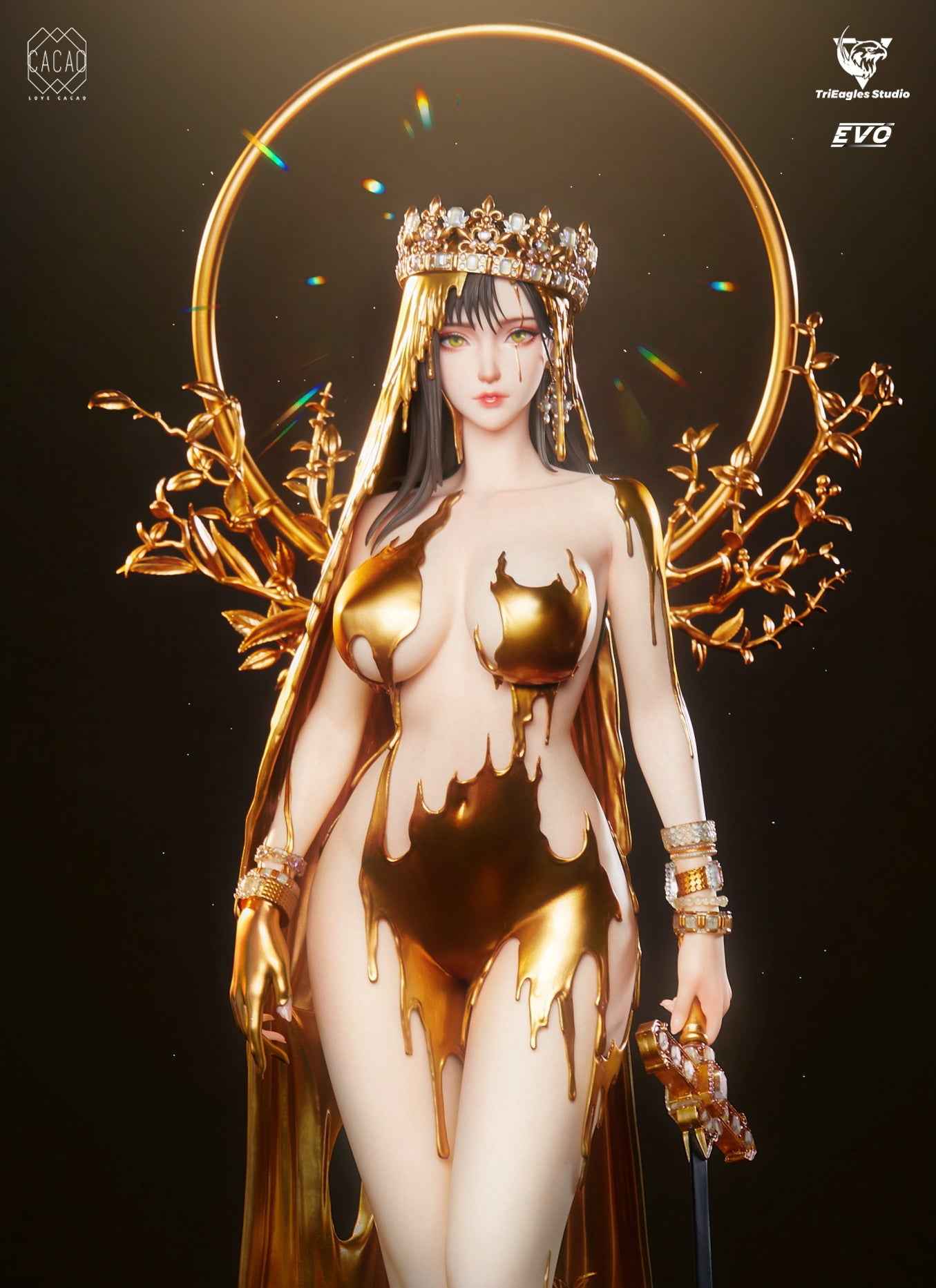Original Design ~ TriEagles Studio ~ Golden Age ~ Licensed Resin Statue - Santoryu Resins Collectors
