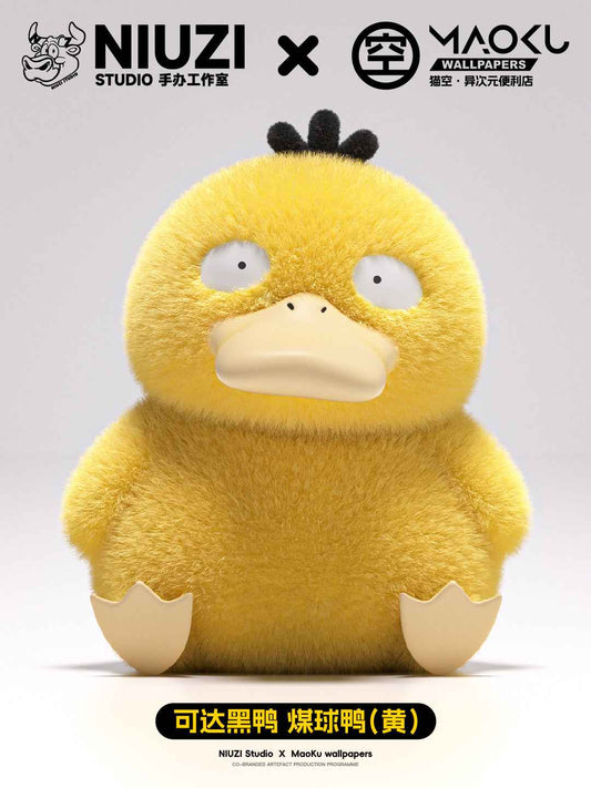 Pokémon ~ NIUZI Studio & MaoKu Wallpapers ~ Psyduck ~ Resin & Velvet Plush - Santoryu Resins Collectors