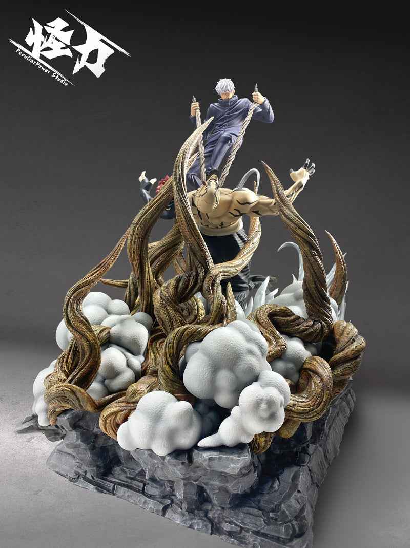Jujutsu Kaisen ~ Peculiar Power Studio ~ Gojo Satoru vs. Hanami ~ Resin Statue - Santoryu Resins Collectors