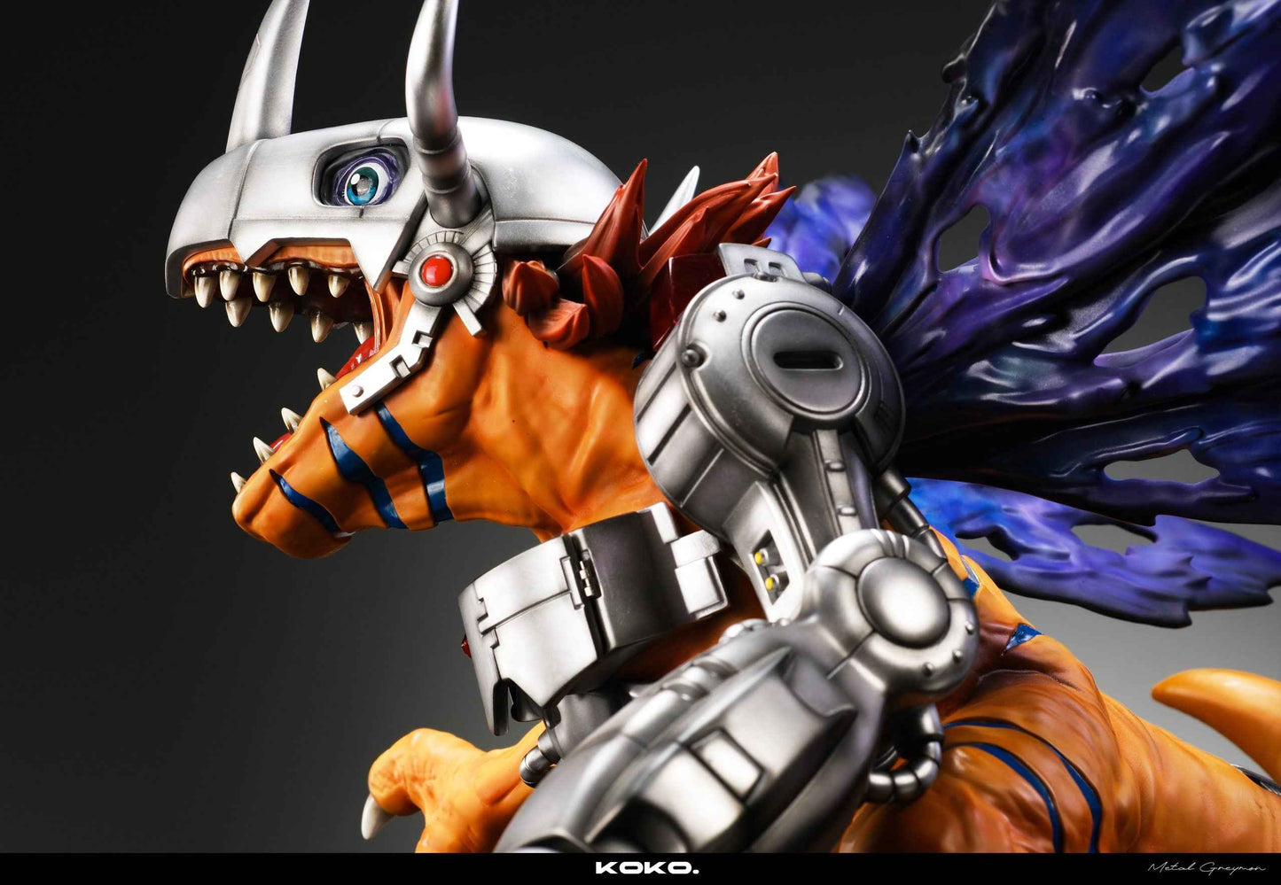Digimon ~ Koko Studio ~ Metal Greymon ~ Resin Statue - Santoryu Resins Collectors
