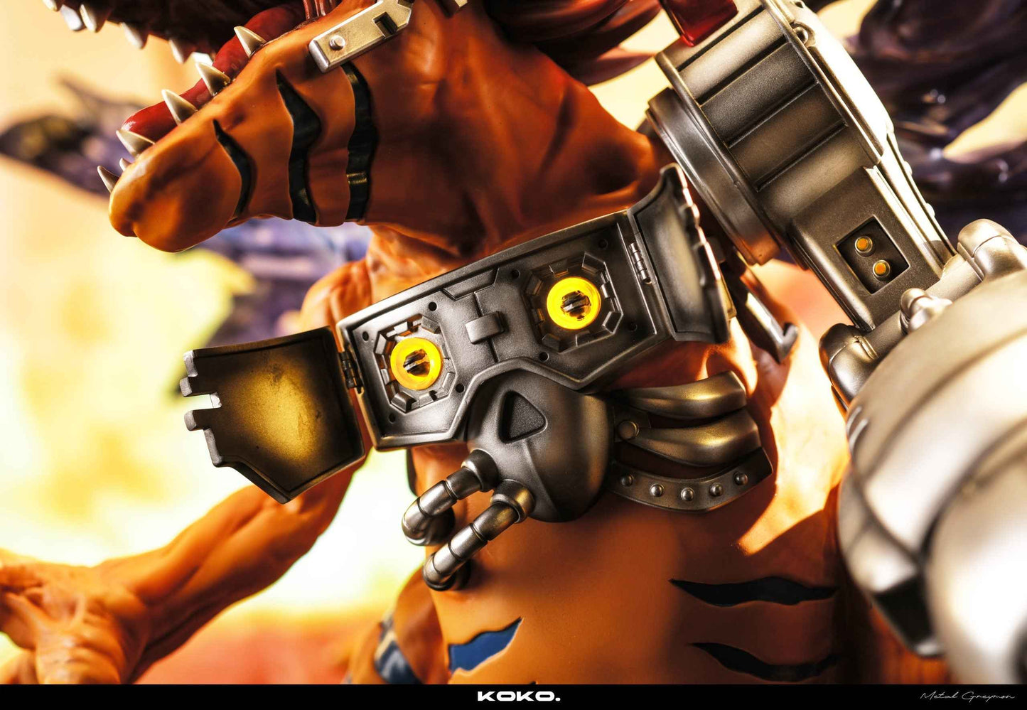 Digimon ~ Koko Studio ~ Metal Greymon ~ Resin Statue - Santoryu Resins Collectors
