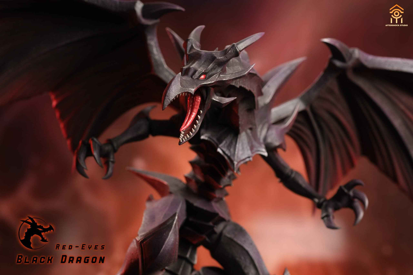 Yu-Gi-Oh! ~ Aftershock Studio ~ Blue-Eyes White Dragon & Red-Eyes Black Dragon ~ Resin Statue - Santoryu Resins Collectors