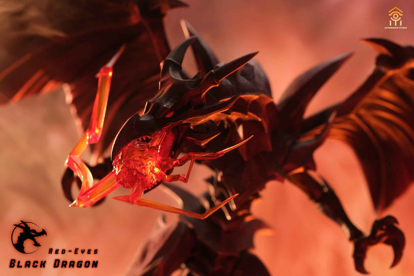 Yu-Gi-Oh! ~ Aftershock Studio ~ Blue-Eyes White Dragon & Red-Eyes Black Dragon ~ Resin Statue - Santoryu Resins Collectors