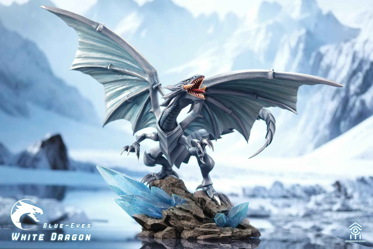 Yu-Gi-Oh! ~ Aftershock Studio ~ Blue-Eyes White Dragon & Red-Eyes Black Dragon ~ Resin Statue - Santoryu Resins Collectors