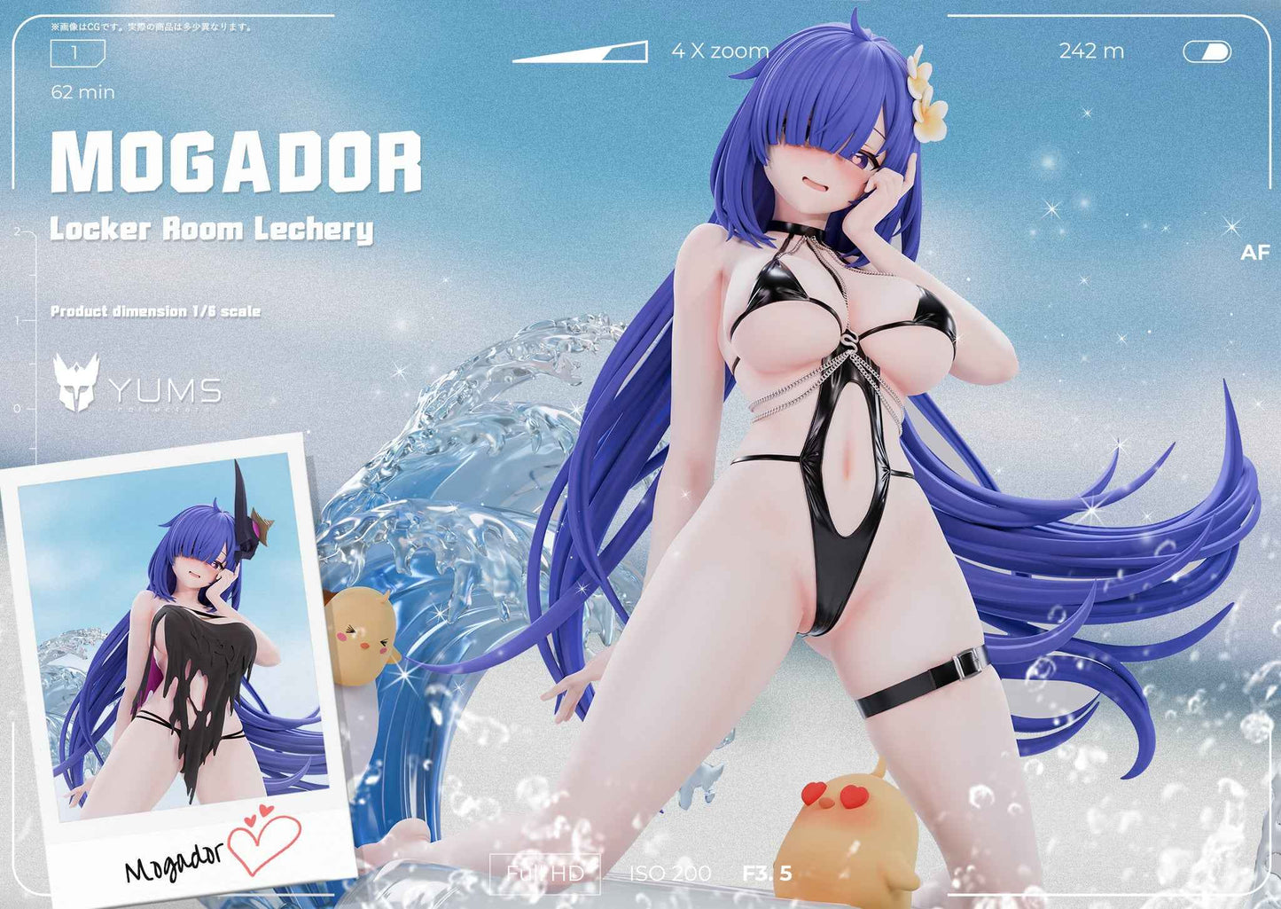 Azur Lane ~ YUMS-Collectors ~ "Summer Skins": Alsace "Heat-Beating Summer Sacrament" & Mogador "Locker Room Lechery" ~ +18 Resin Statues - Santoryu Resins Collectors