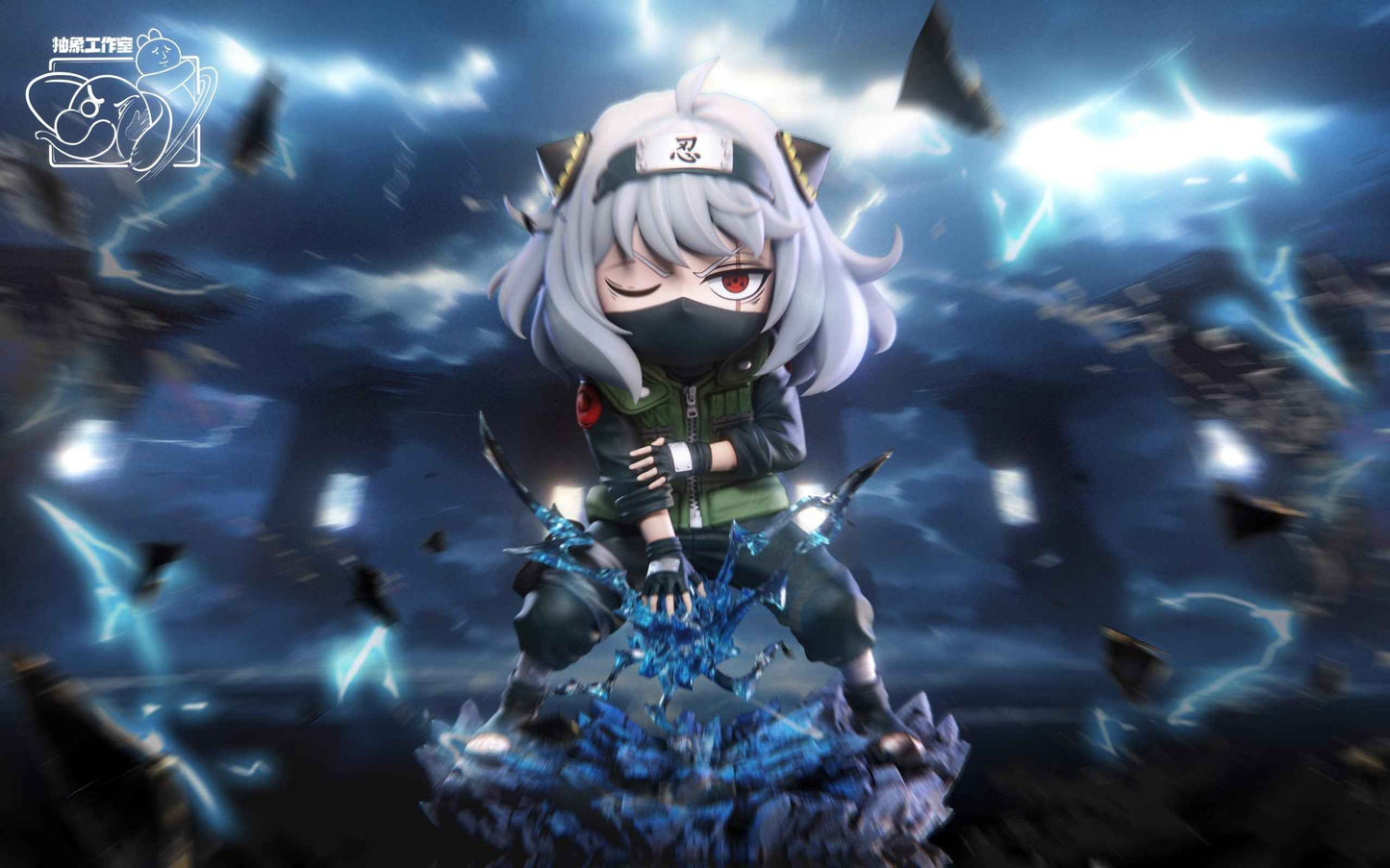 Spy x Family Chou Xiang Studio Anya Forger Cosplay Kakashi Resin Statue - Santoryu Resins Collectors