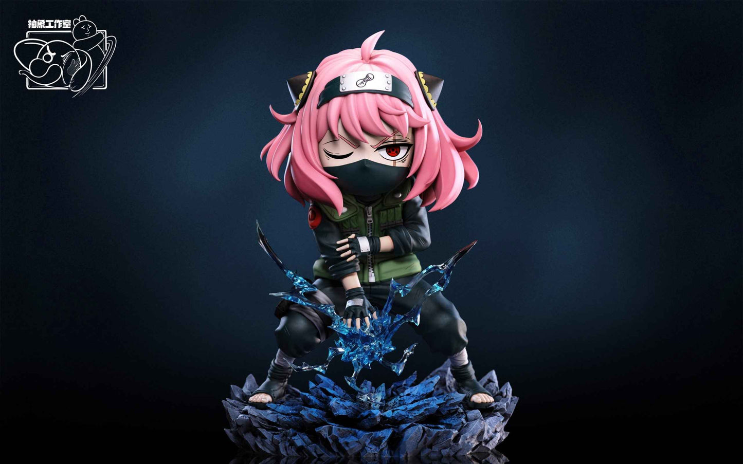 Spy x Family Chou Xiang Studio Anya Forger Cosplay Kakashi Resin Statue - Santoryu Resins Collectors