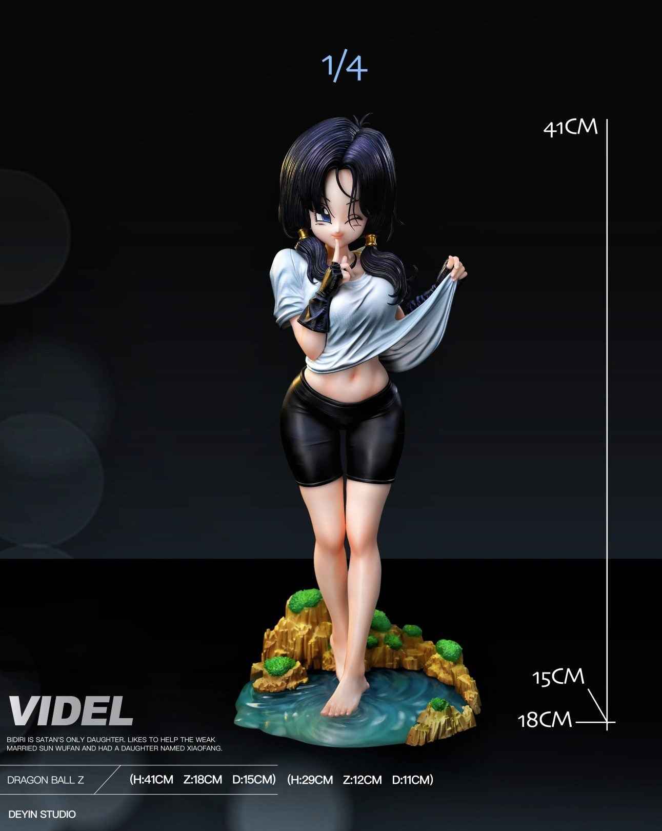 Dragon Ball ~ Deyin Studio ~ Videl ~ Resin Statue - Santoryu Resins Collectors