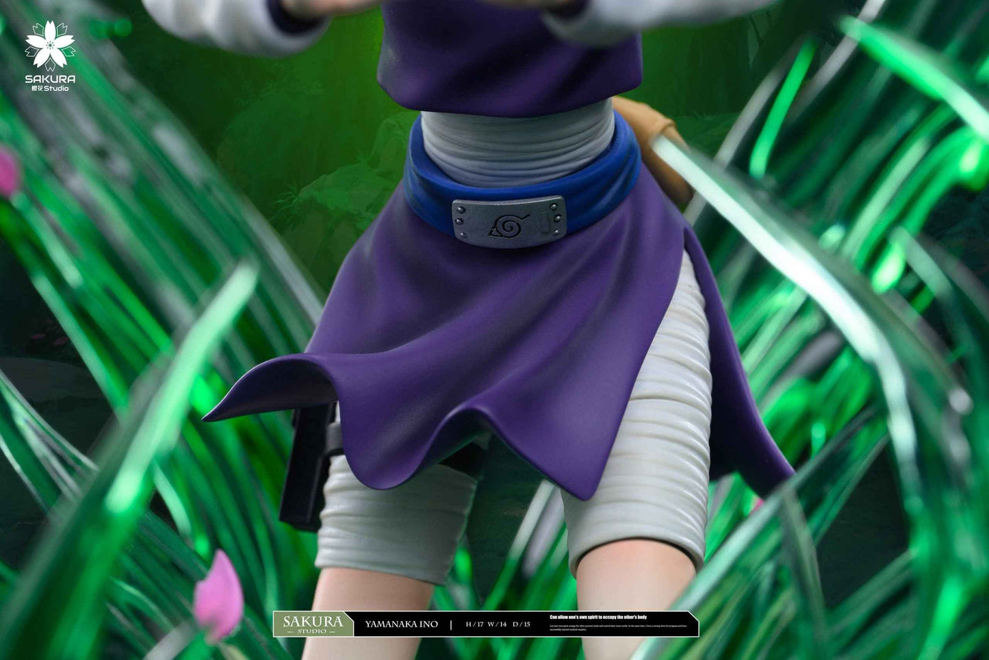 Naruto ~ SAKURA Studio ~ Aburame Shino & Yamanaka Ino ~ Resin Statue - Santoryu Resins Collectors