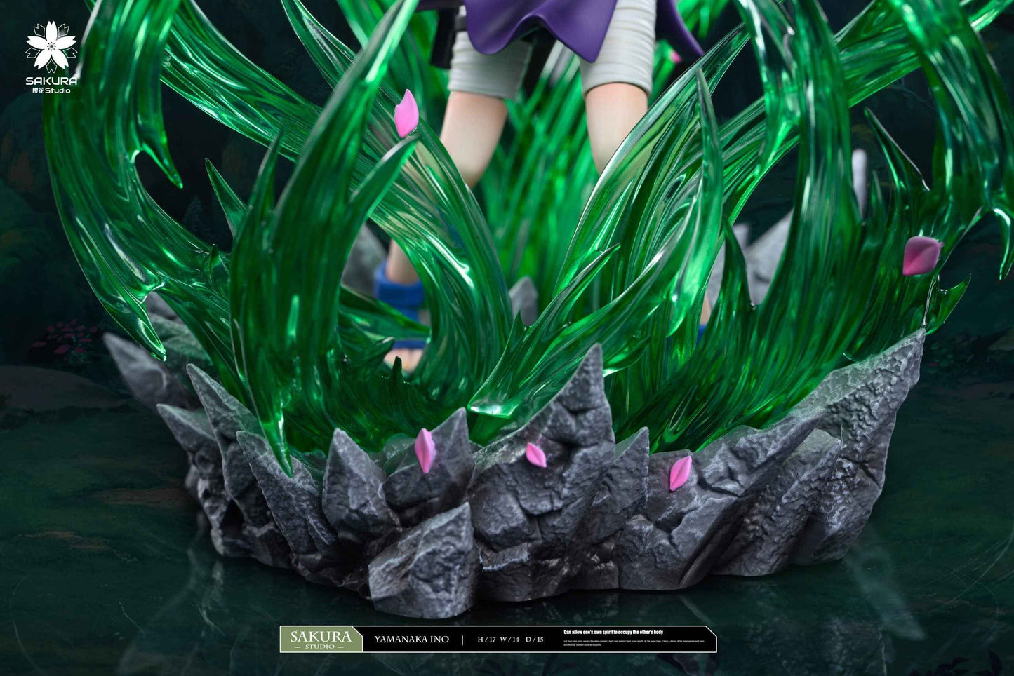 Naruto ~ SAKURA Studio ~ Aburame Shino & Yamanaka Ino ~ Resin Statue - Santoryu Resins Collectors
