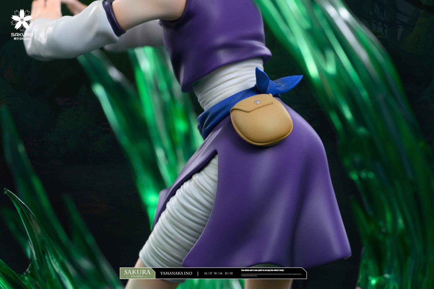 Naruto ~ SAKURA Studio ~ Aburame Shino & Yamanaka Ino ~ Resin Statue - Santoryu Resins Collectors