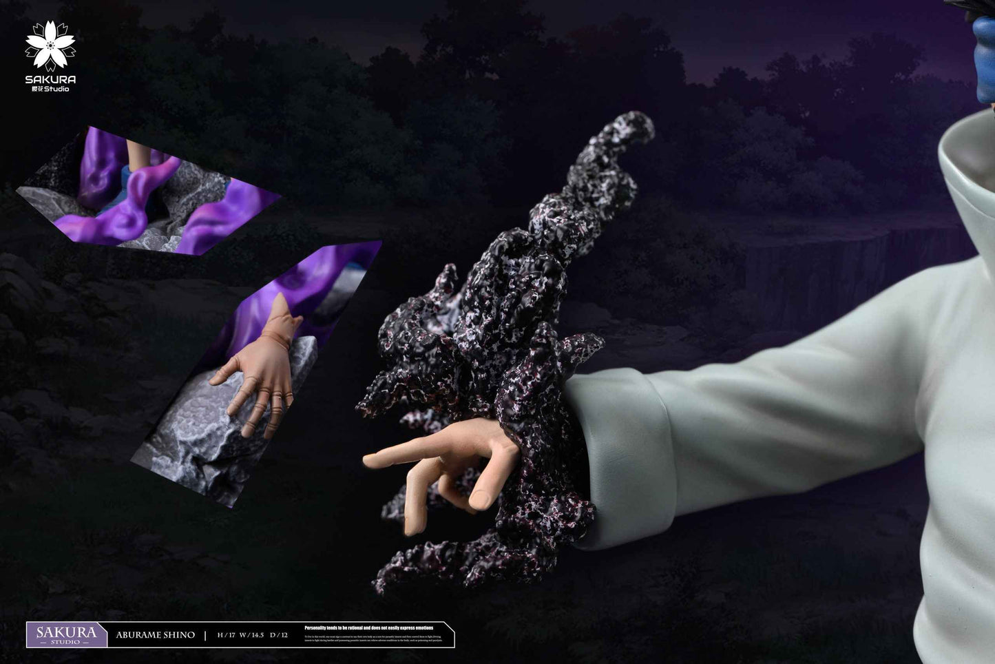 Naruto ~ SAKURA Studio ~ Aburame Shino & Yamanaka Ino ~ Resin Statue - Santoryu Resins Collectors
