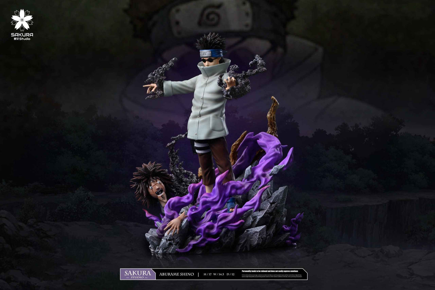 Naruto ~ SAKURA Studio ~ Aburame Shino & Yamanaka Ino ~ Resin Statue - Santoryu Resins Collectors