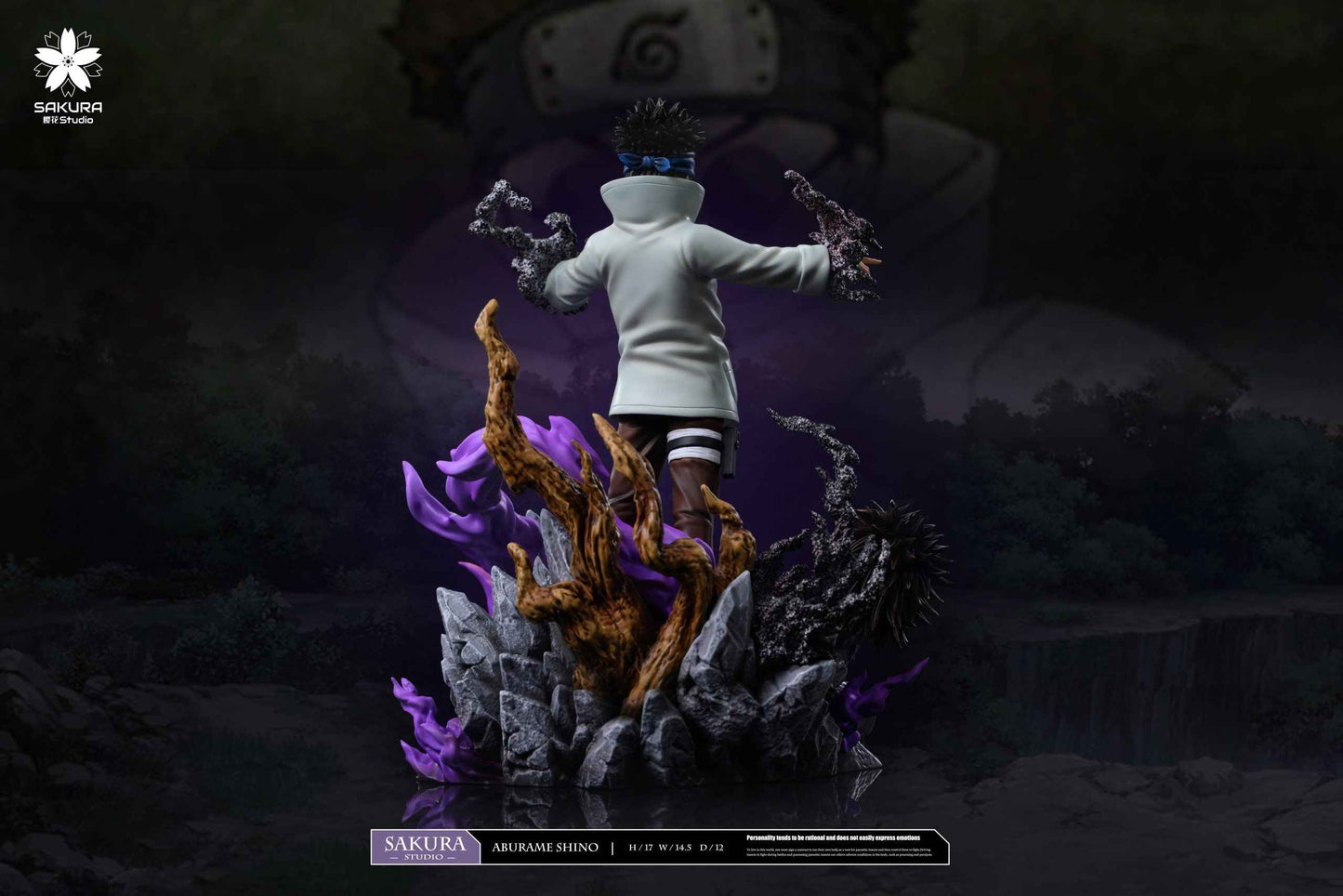 Naruto ~ SAKURA Studio ~ Aburame Shino & Yamanaka Ino ~ Resin Statue - Santoryu Resins Collectors