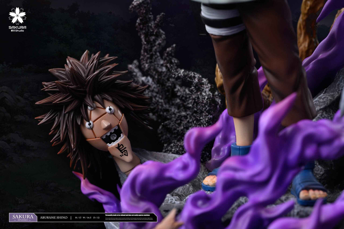 Naruto ~ SAKURA Studio ~ Aburame Shino & Yamanaka Ino ~ Resin Statue - Santoryu Resins Collectors