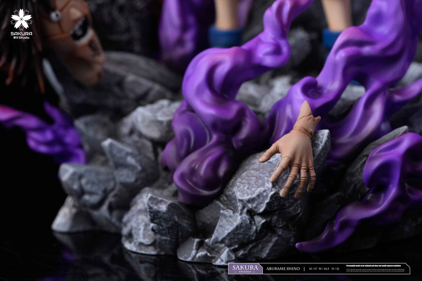 Naruto ~ SAKURA Studio ~ Aburame Shino & Yamanaka Ino ~ Resin Statue - Santoryu Resins Collectors