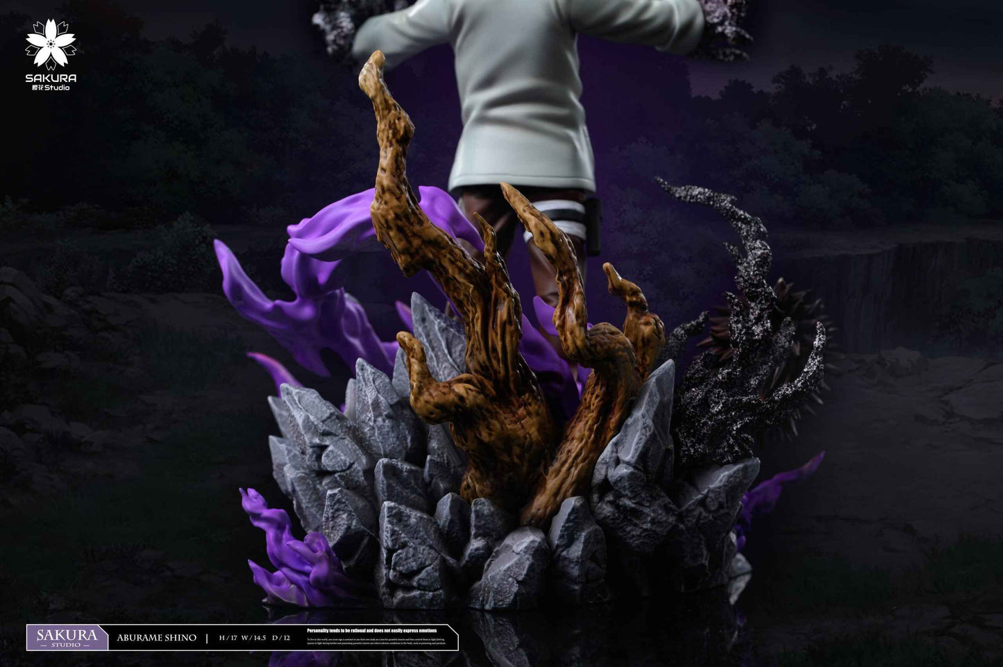 Naruto ~ SAKURA Studio ~ Aburame Shino & Yamanaka Ino ~ Resin Statue - Santoryu Resins Collectors