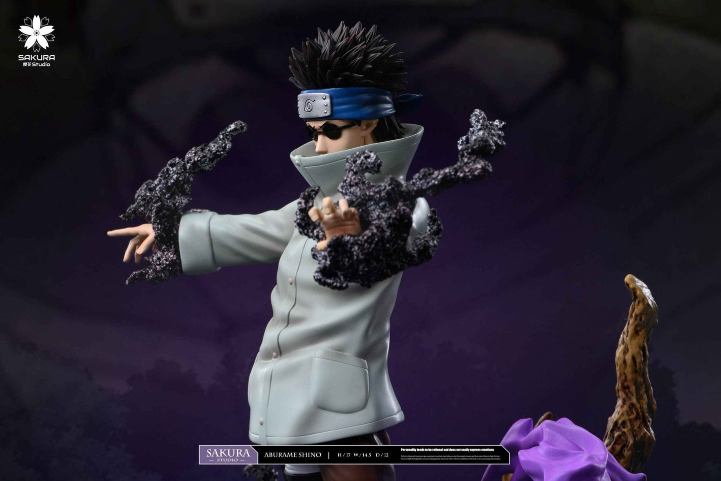 Naruto ~ SAKURA Studio ~ Aburame Shino & Yamanaka Ino ~ Resin Statue - Santoryu Resins Collectors
