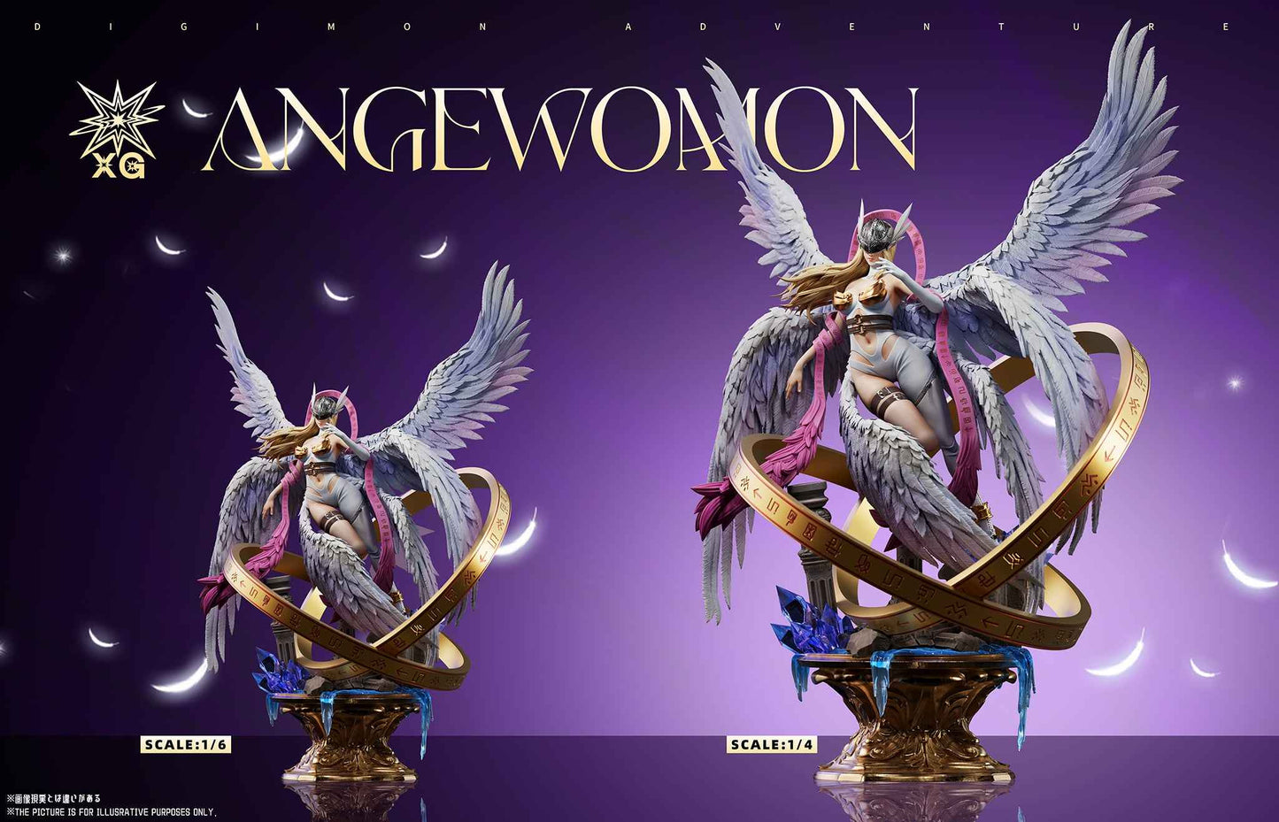 Digimon ~ XG Studio ~ Angewomon ~ Resin Statue - Santoryu Resins Collectors