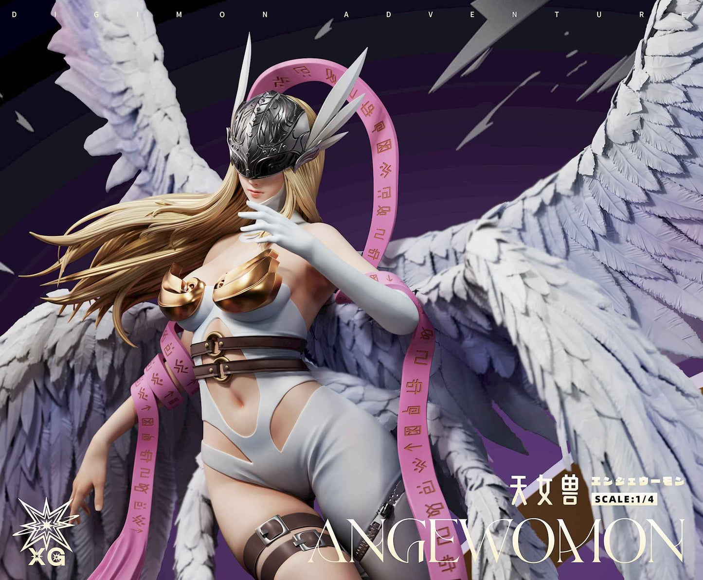 Digimon ~ XG Studio ~ Angewomon ~ Resin Statue - Santoryu Resins Collectors