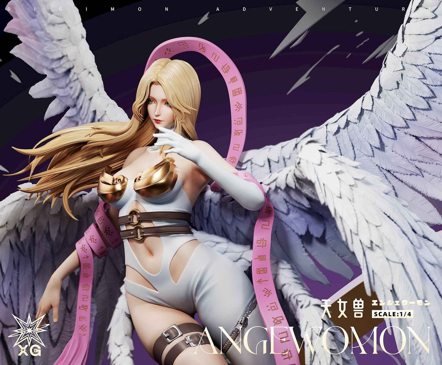 Digimon ~ XG Studio ~ Angewomon ~ Resin Statue - Santoryu Resins Collectors