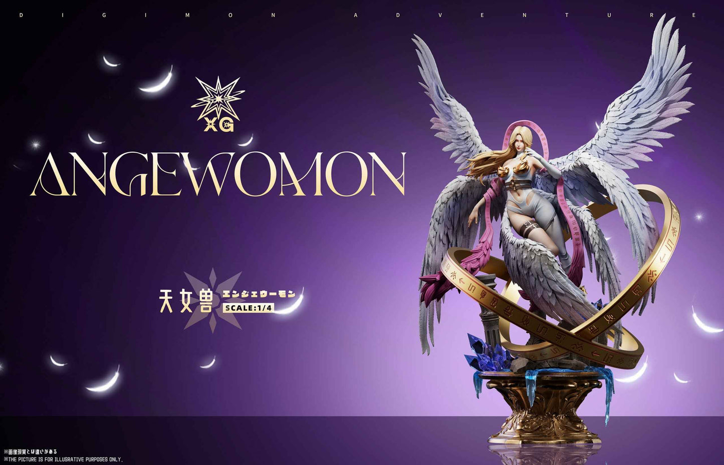 Digimon ~ XG Studio ~ Angewomon ~ Resin Statue - Santoryu Resins Collectors