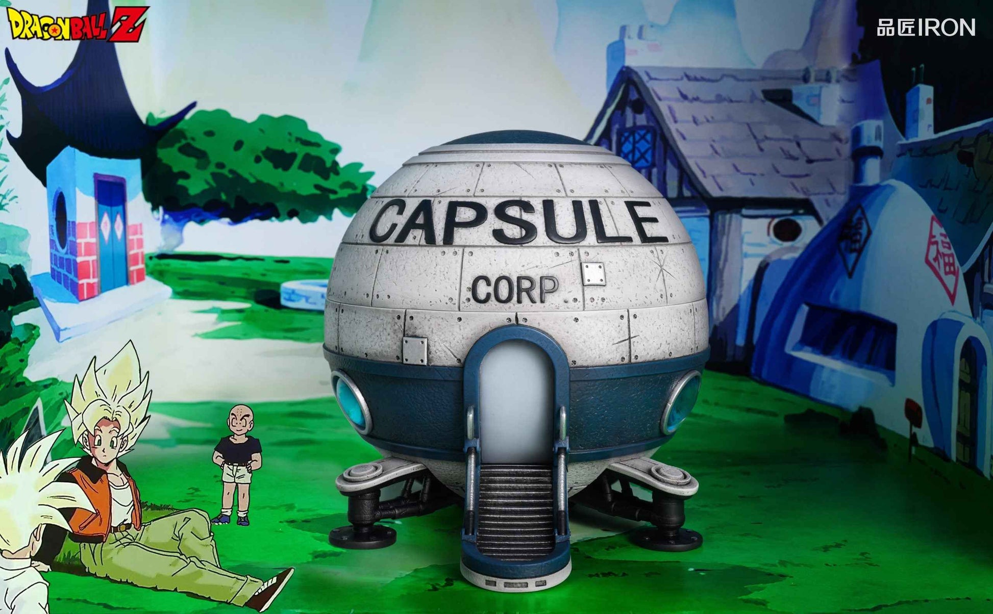 Dragon Ball ~ Iron Studio ~ Capsule Corporation Spaceship "ashtray" ~ Resin Statue - Santoryu Resins Collectors