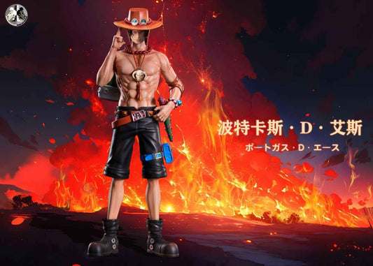 One Piece ~ Clone Studio ~ Marco & Portgas D. Ace ~ Resin Statue - Santoryu Resins Collectors