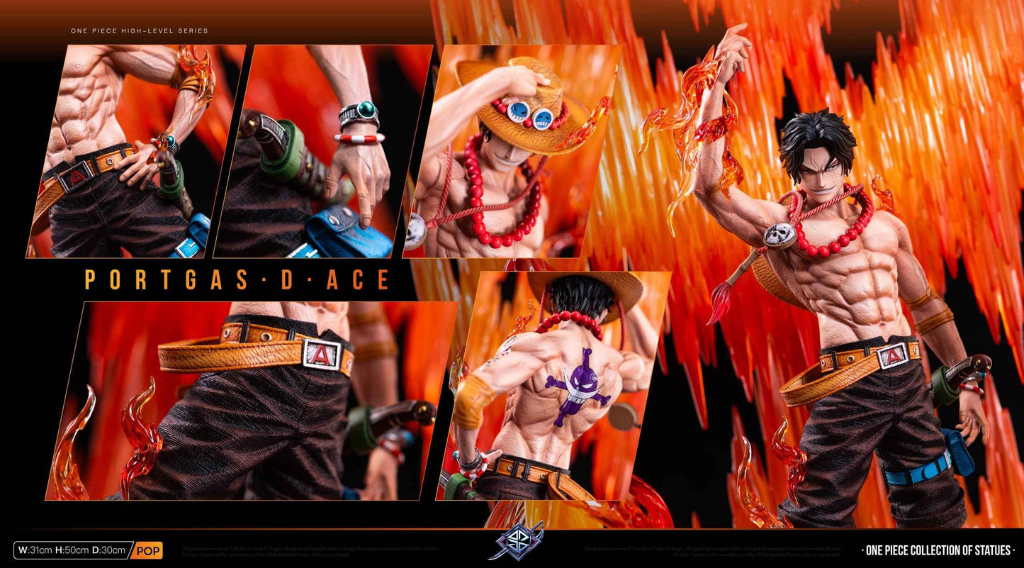One Piece ~ SXB Studio ~ Portgas D Ace ~ Resin Statue - Santoryu Resins Collectors