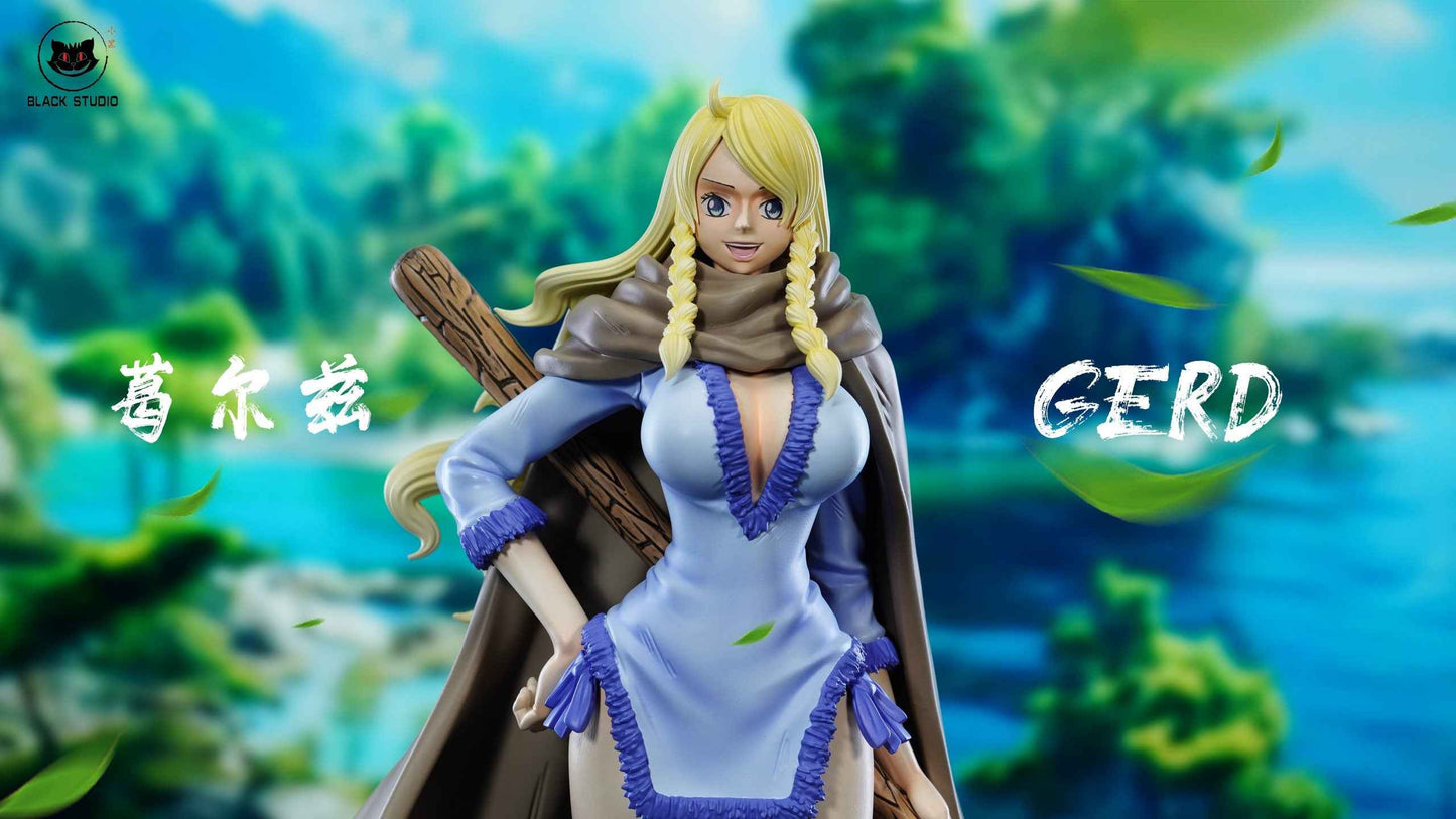 One Piece Black Studio Giant Warrior Pirates Gerd Resin Statue - Santoryu Resins Collectors