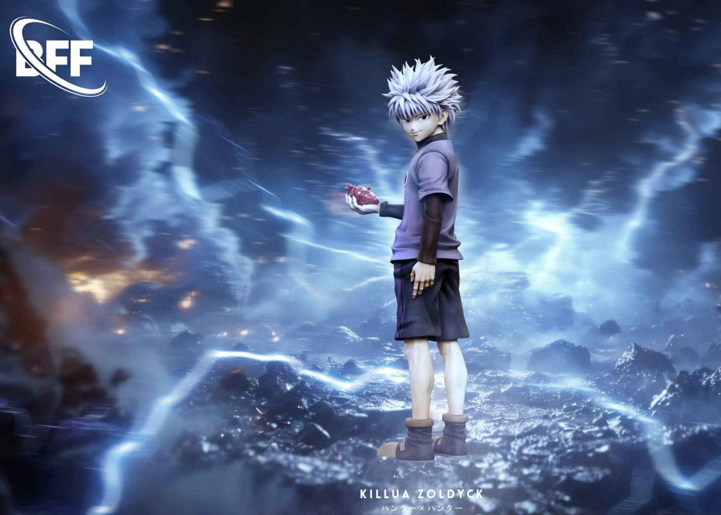 Hunter x Hunter ~ BFF Studio ~ Killua Zoldyck ~ Resin Statue - Santoryu Resins Collectors