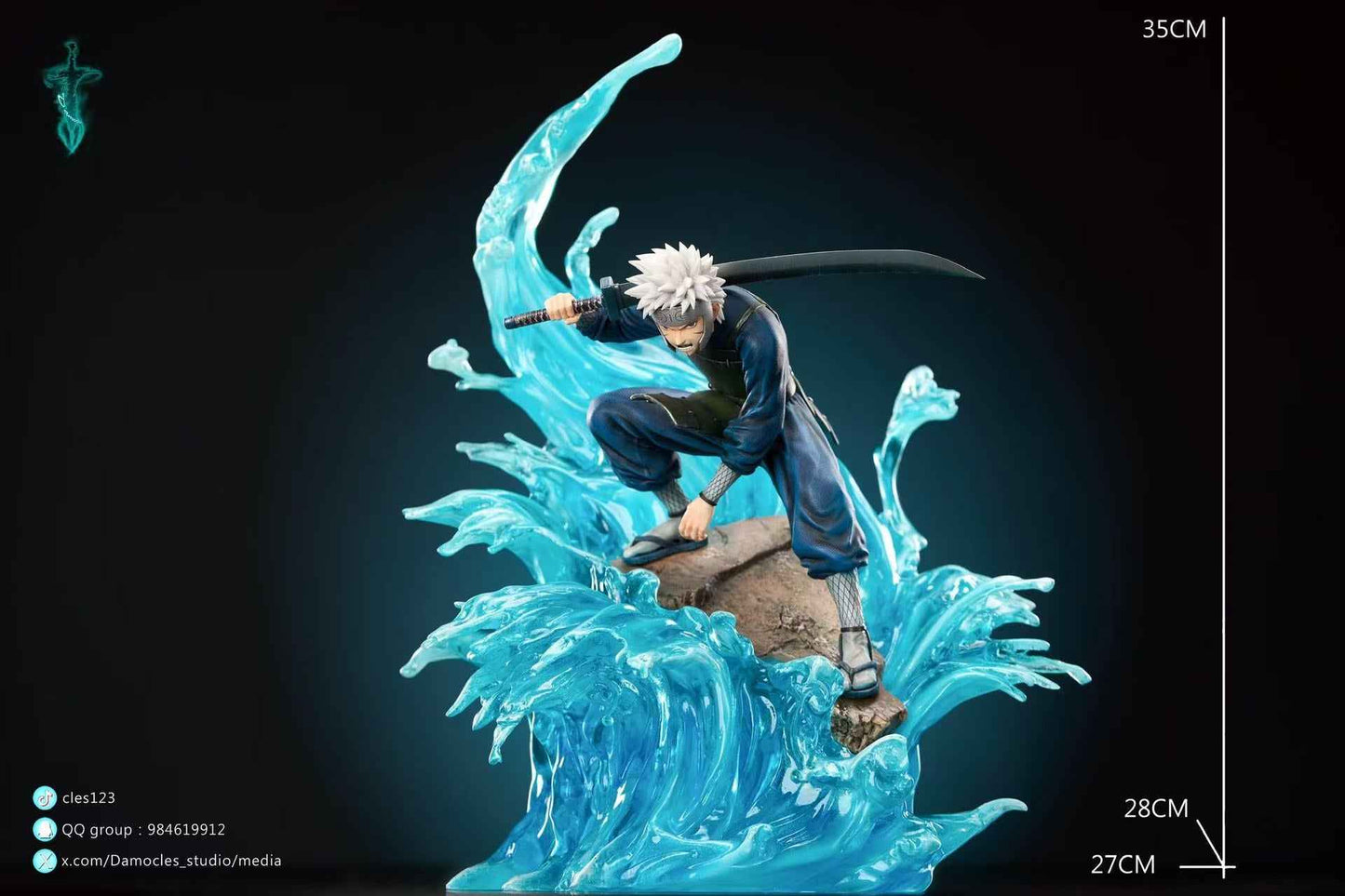Naruto ~ Damocles Studio ~ Tobirama Senju ~ Resin Statue - Santoryu Resins Collectors