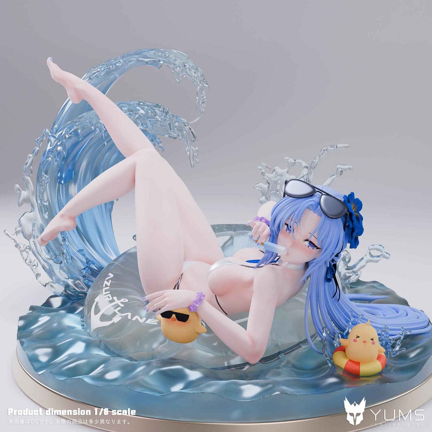 Azur Lane ~ YUMS-Collectors ~ "Summer Skins": Alsace "Heat-Beating Summer Sacrament" & Mogador "Locker Room Lechery" ~ +18 Resin Statues - Santoryu Resins Collectors