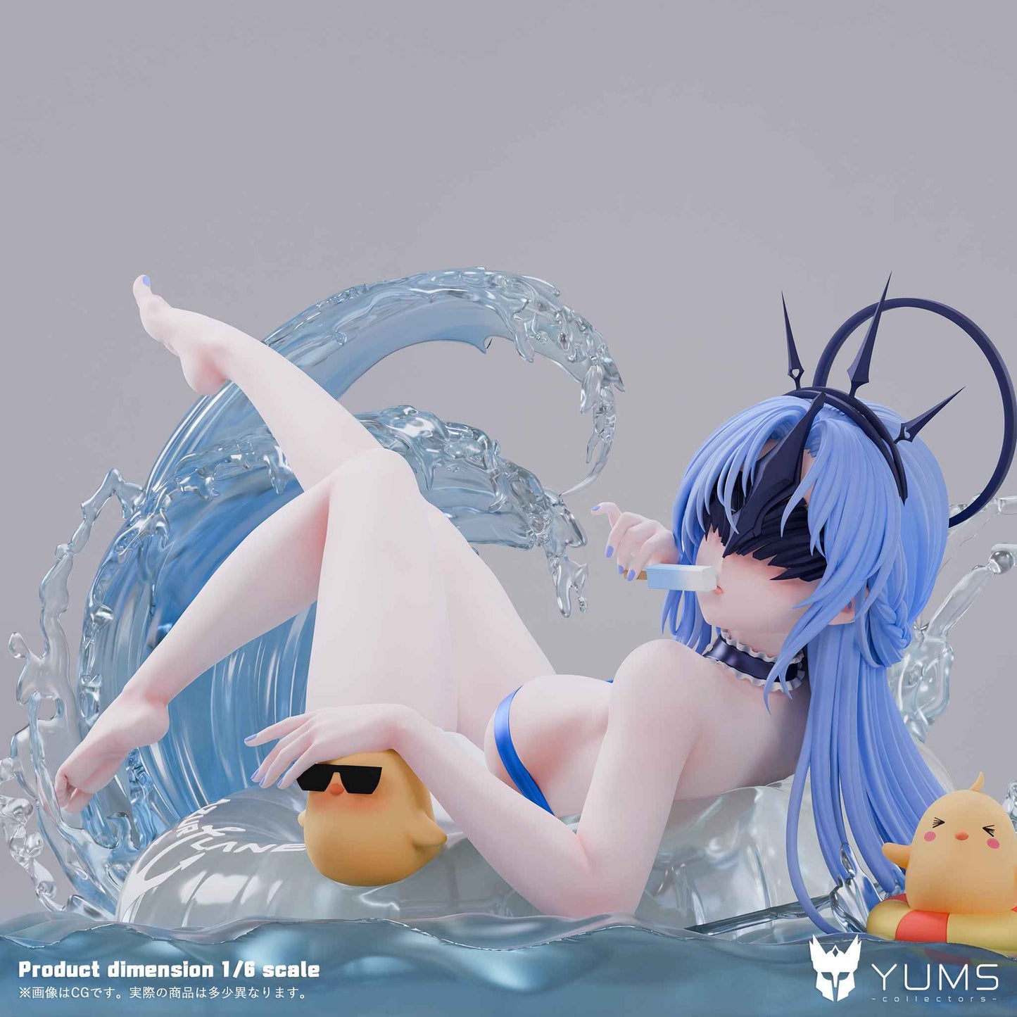 Azur Lane ~ YUMS-Collectors ~ "Summer Skins": Alsace "Heat-Beating Summer Sacrament" & Mogador "Locker Room Lechery" ~ +18 Resin Statues - Santoryu Resins Collectors
