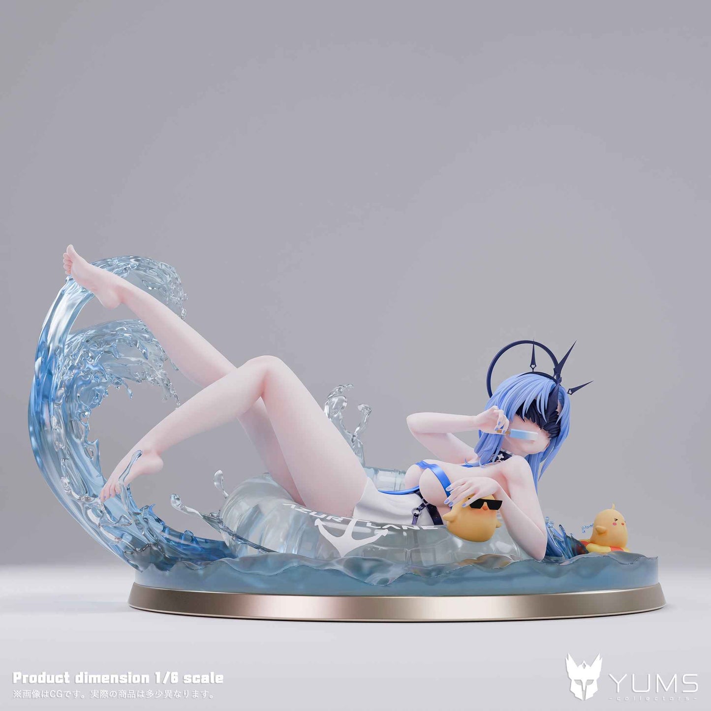Azur Lane ~ YUMS-Collectors ~ "Summer Skins": Alsace "Heat-Beating Summer Sacrament" & Mogador "Locker Room Lechery" ~ +18 Resin Statues - Santoryu Resins Collectors