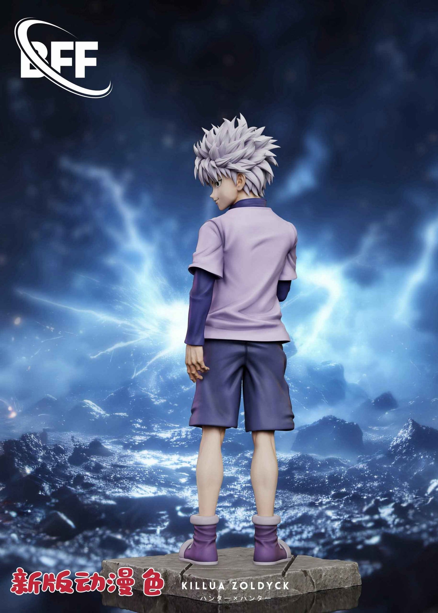 Hunter x Hunter ~ BFF Studio ~ Killua Zoldyck ~ Resin Statue - Santoryu Resins Collectors